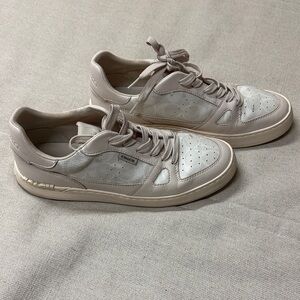 Coach Cream Lace-Up Sneakers Mens 9.5